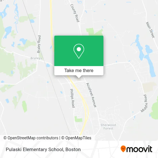 Pulaski Elementary School map