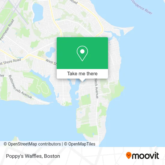 Poppy's Waffles map