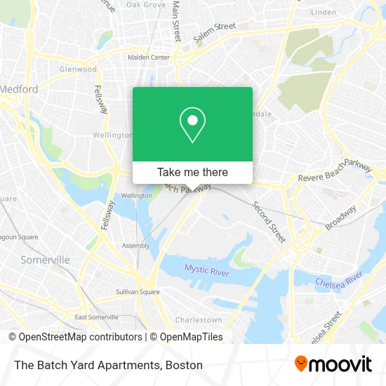 The Batch Yard Apartments map