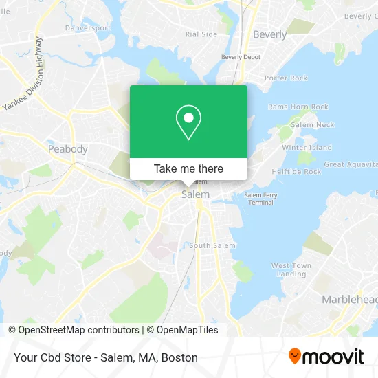 Your Cbd Store - Salem, MA map