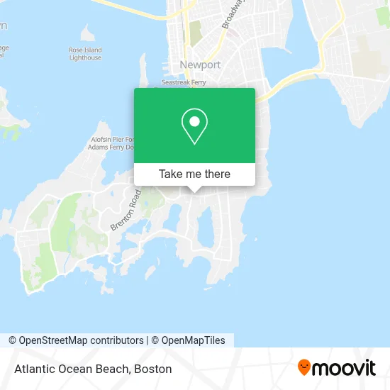 Atlantic Ocean Beach map