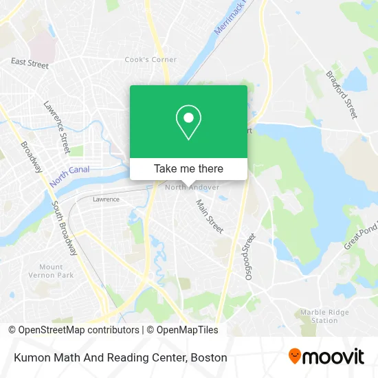 Kumon Math And Reading Center map