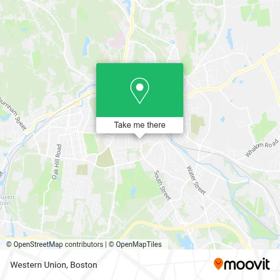 Western Union map