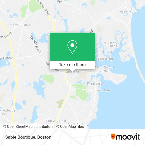 Sable Boutique map
