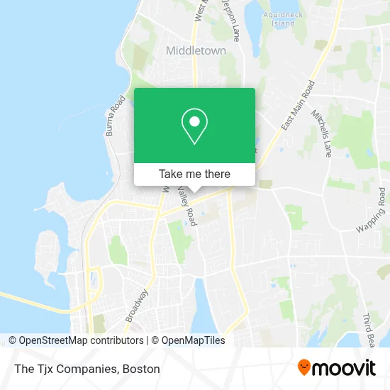 The Tjx Companies map