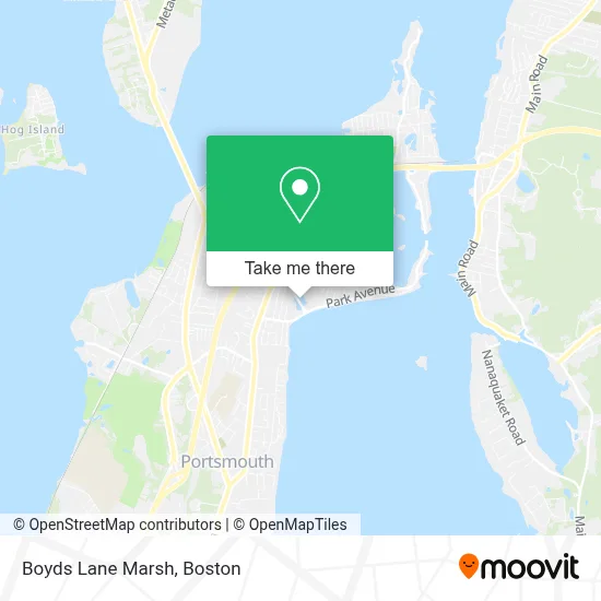 Boyds Lane Marsh map