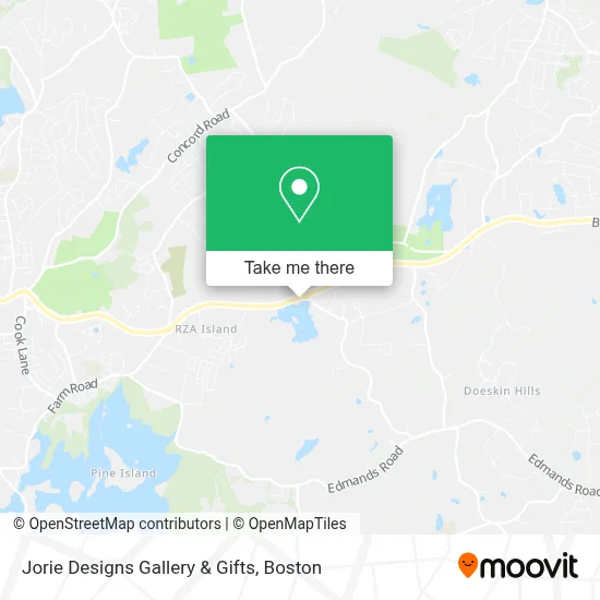 Jorie Designs Gallery & Gifts map