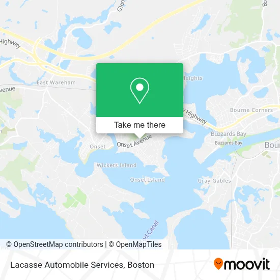 Lacasse Automobile Services map