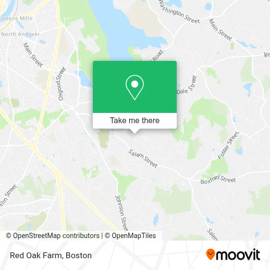 Red Oak Farm map