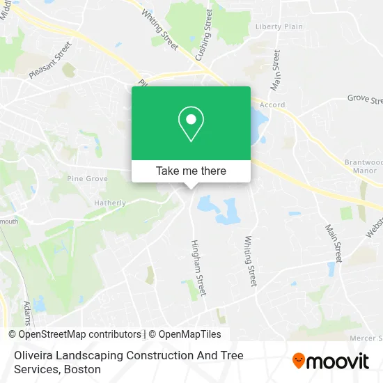 Oliveira Landscaping Construction And Tree Services map