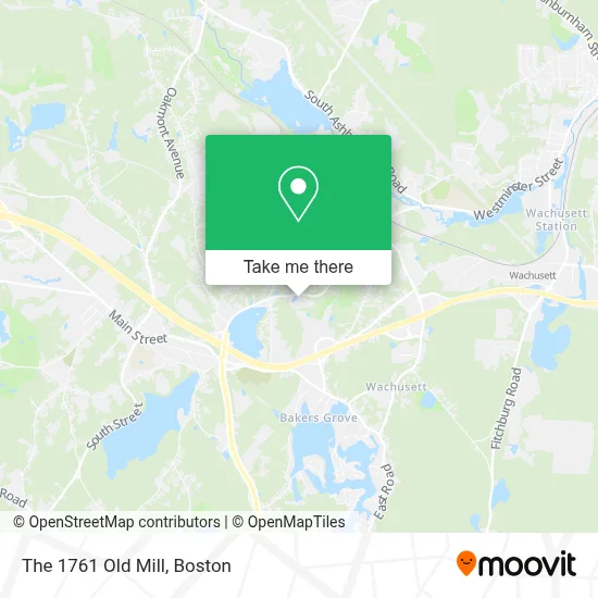 The 1761 Old Mill map