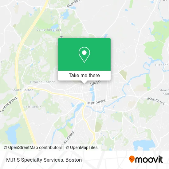 M.R.S Specialty Services map