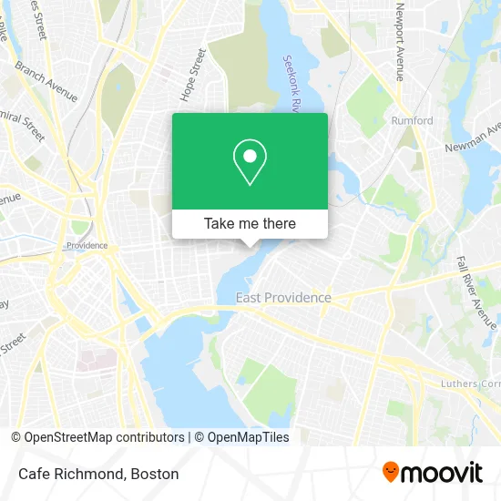 Cafe Richmond map