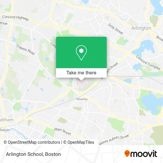 Arlington School map
