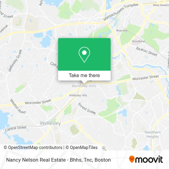 Nancy Nelson Real Estate - Bhhs, Tnc map
