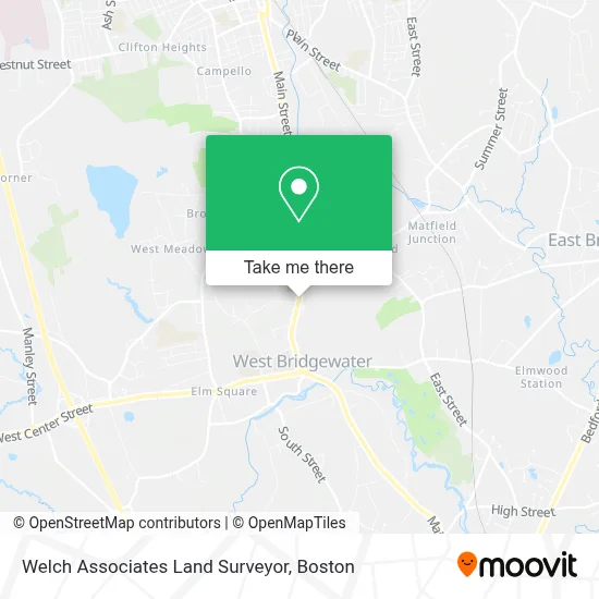 Welch Associates Land Surveyor map