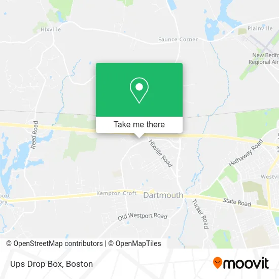 Ups Drop Box map