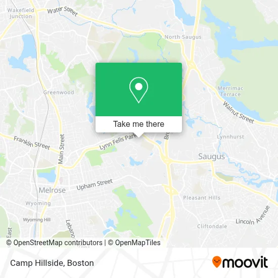 Camp Hillside map