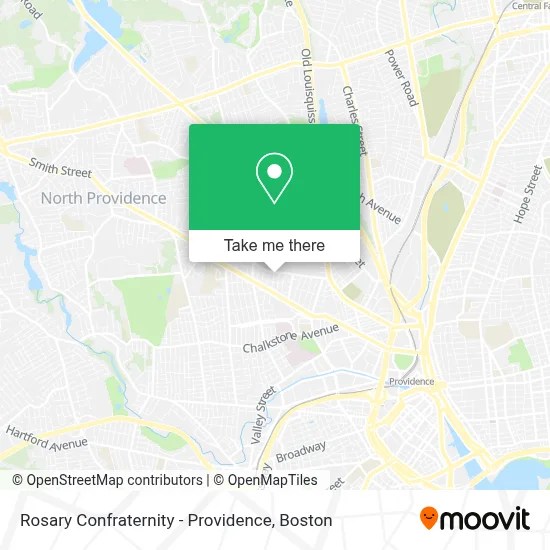 Rosary Confraternity - Providence map