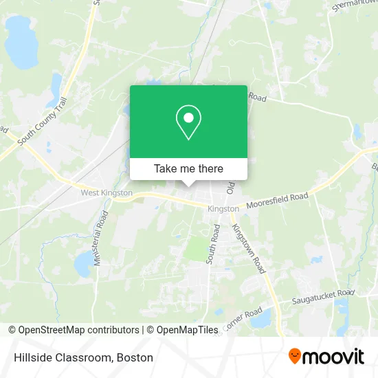Hillside Classroom map