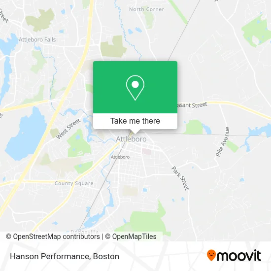 Mapa de Hanson Performance