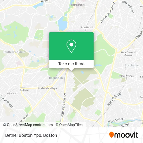 Bethel Boston Ypd map