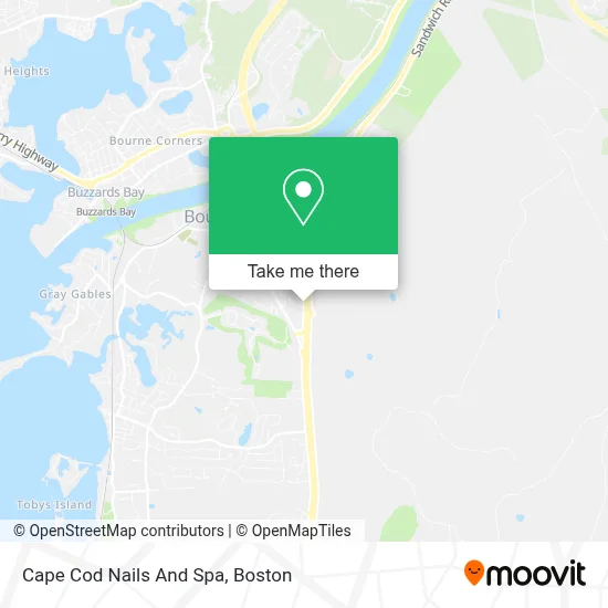 Cape Cod Nails And Spa map