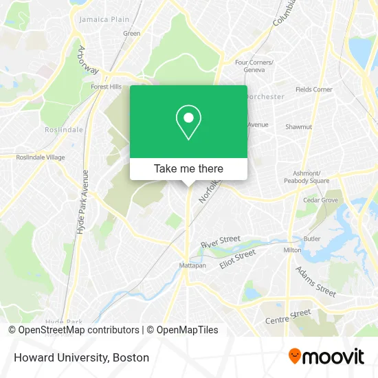Howard University map