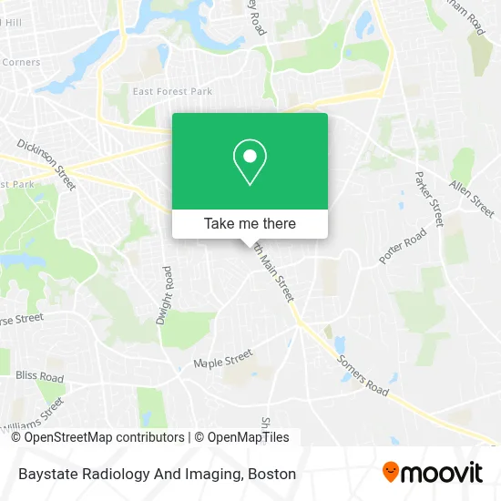 Baystate Radiology And Imaging map