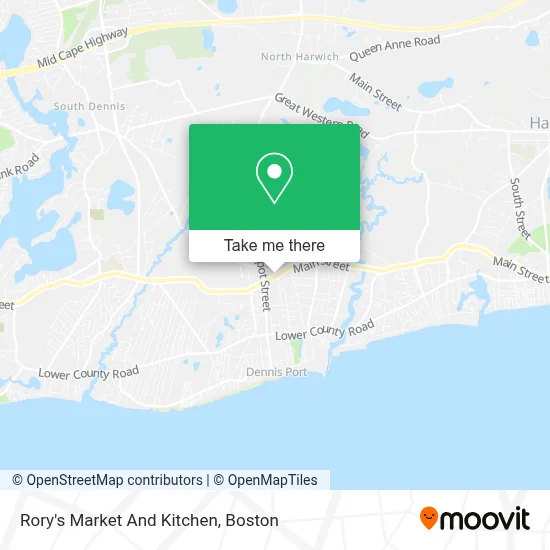 Rory's Market And Kitchen map