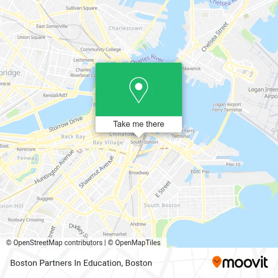 Boston Partners In Education map