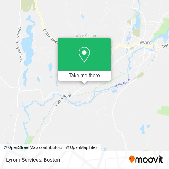 Lyrom Services map