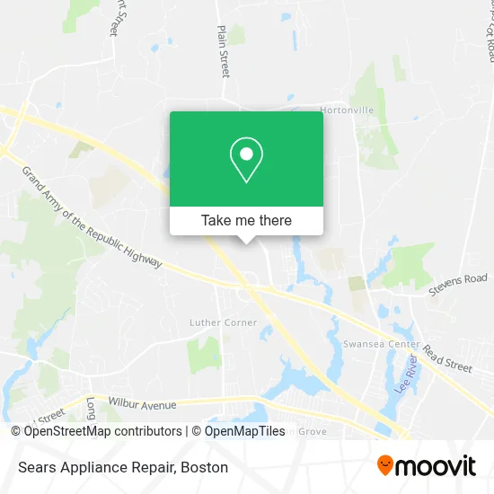 Sears Appliance Repair map