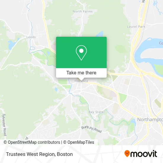 Trustees West Region map