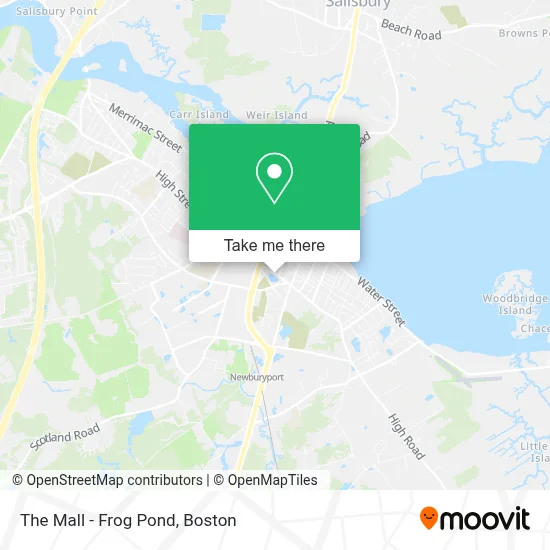 The Mall - Frog Pond map