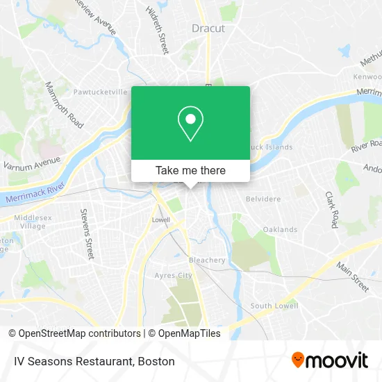 IV Seasons Restaurant map