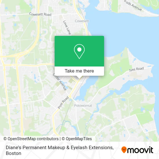 Diane's Permanent Makeup & Eyelash Extensions map