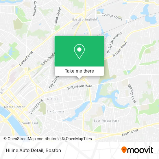 Hiline Auto Detail map