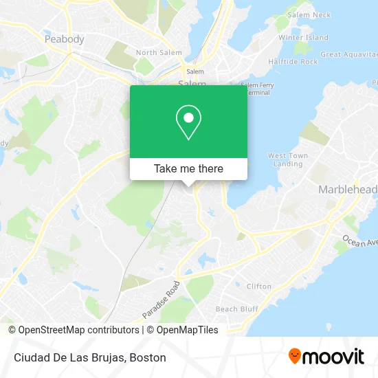 Ciudad De Las Brujas map
