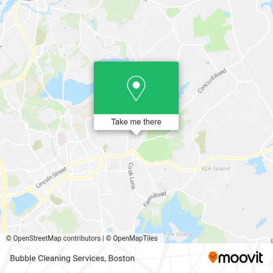 Bubble Cleaning Services map