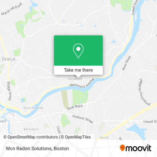Wcn Radon Solutions map