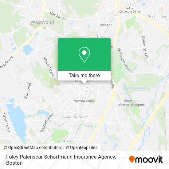 Foley Palenscar Schortmann Insurance Agency map