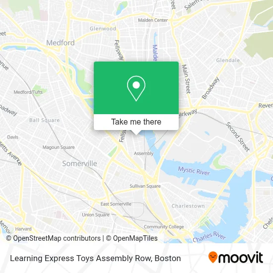 Learning Express Toys Assembly Row map