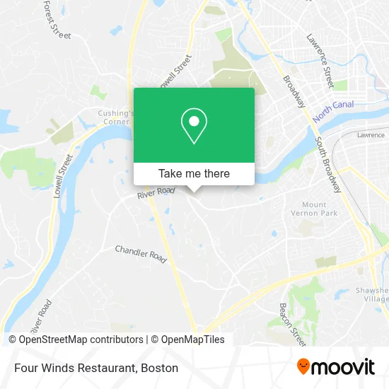 Four Winds Restaurant map