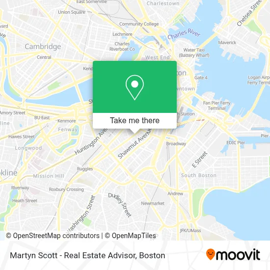 Martyn Scott - Real Estate Advisor map