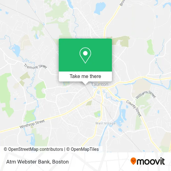 Atm Webster Bank map