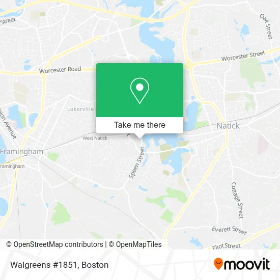 Walgreens #1851 map