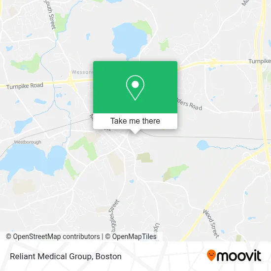 Reliant Medical Group map