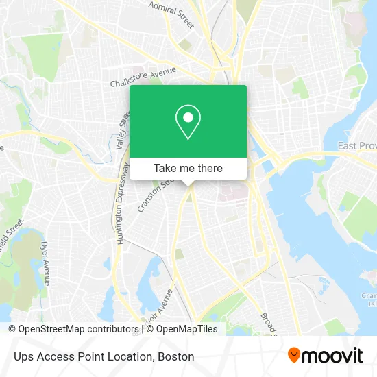 Ups Access Point Location map