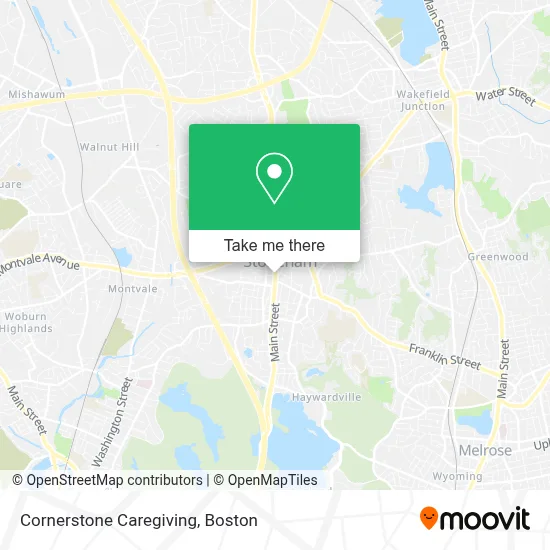 Cornerstone Caregiving map
